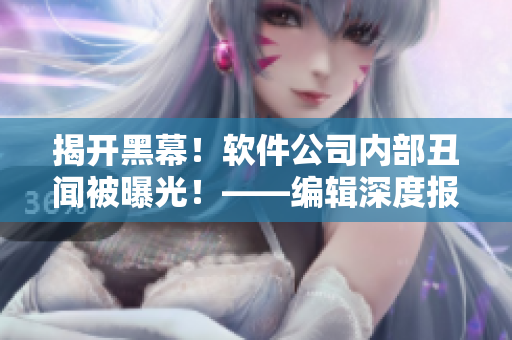 揭開(kāi)黑幕！軟件公司內(nèi)部丑聞被曝光！——編輯深度報(bào)道