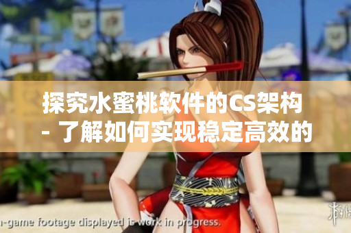 探究水蜜桃軟件的CS架構(gòu) - 了解如何實現(xiàn)穩(wěn)定高效的網(wǎng)絡(luò)傳輸