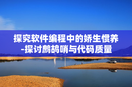 探究軟件編程中的嬌生慣養(yǎng)-探討鷓鴣哨與代碼質(zhì)量