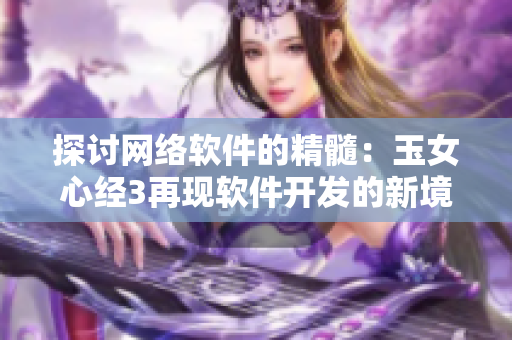 探討網(wǎng)絡(luò)軟件的精髓：玉女心經(jīng)3再現(xiàn)軟件開發(fā)的新境界