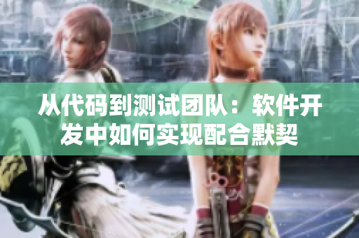 從代碼到測試團隊：軟件開發(fā)中如何實現(xiàn)配合默契