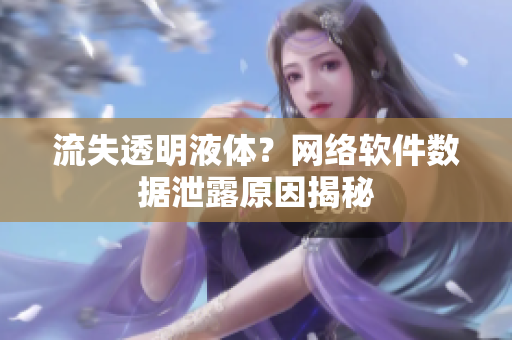 流失透明液體？網(wǎng)絡(luò)軟件數(shù)據(jù)泄露原因揭秘