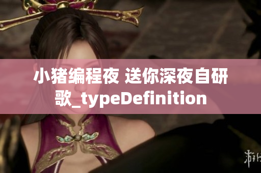 小豬編程夜 送你深夜自研歌_typeDefinition