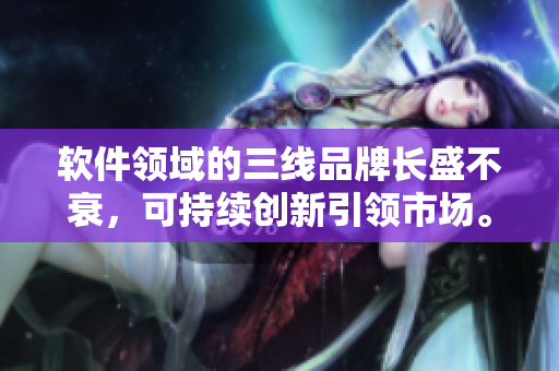軟件領(lǐng)域的三線品牌長(zhǎng)盛不衰，可持續(xù)創(chuàng)新引領(lǐng)市場(chǎng)。
