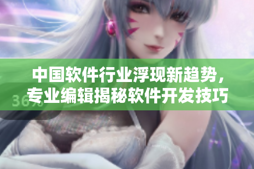 中國軟件行業(yè)浮現(xiàn)新趨勢，專業(yè)編輯揭秘軟件開發(fā)技巧與實踐