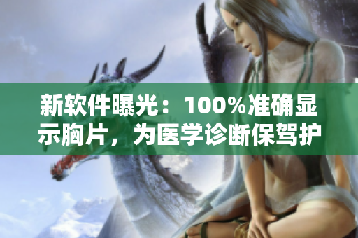新軟件曝光：100%準(zhǔn)確顯示胸片，為醫(yī)學(xué)診斷保駕護(hù)航