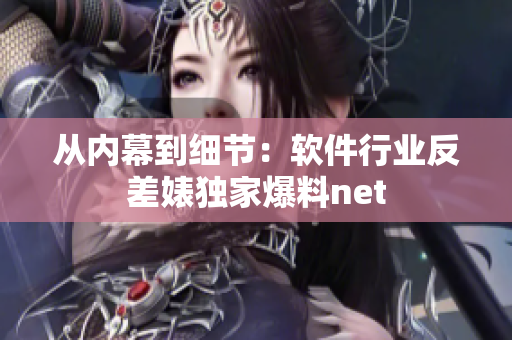 從內(nèi)幕到細節(jié)：軟件行業(yè)反差婊獨家爆料net