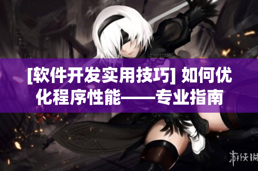 [軟件開發(fā)實(shí)用技巧] 如何優(yōu)化程序性能——專業(yè)指南