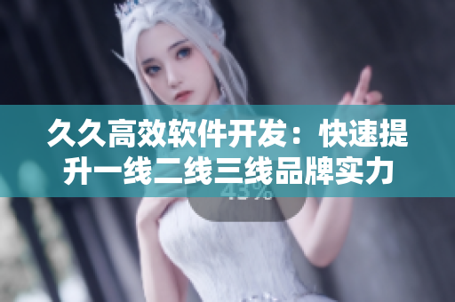 久久高效軟件開發(fā)：快速提升一線二線三線品牌實力