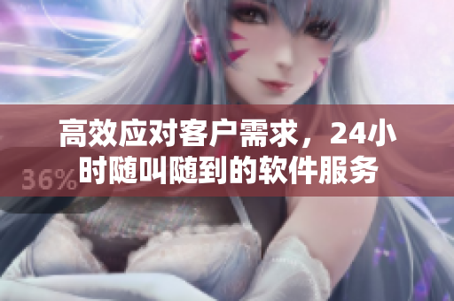 高效應對客戶需求，24小時隨叫隨到的軟件服務