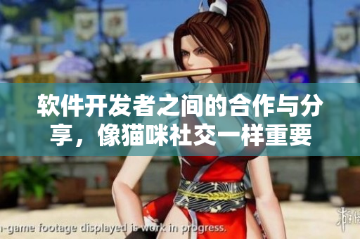 軟件開發(fā)者之間的合作與分享，像貓咪社交一樣重要