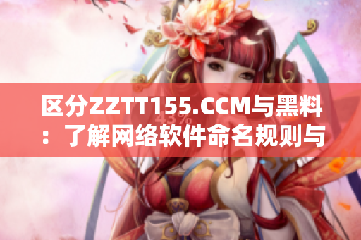 區(qū)分ZZTT155.CCM與黑料：了解網(wǎng)絡軟件命名規(guī)則與合法使用