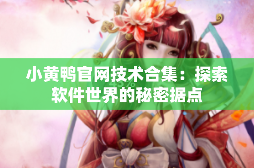 小黃鴨官網(wǎng)技術(shù)合集：探索軟件世界的秘密據(jù)點(diǎn)