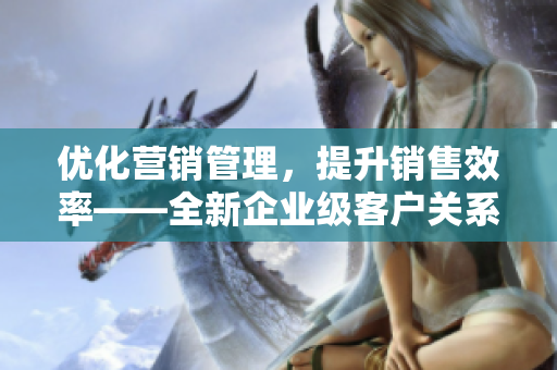 優(yōu)化營(yíng)銷管理，提升銷售效率——全新企業(yè)級(jí)客戶關(guān)系管理軟件