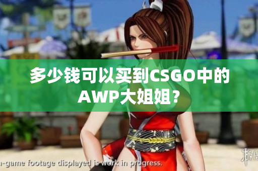 多少錢可以買到CSGO中的AWP大姐姐？