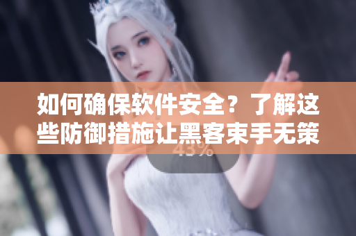如何確保軟件安全？了解這些防御措施讓黑客束手無策