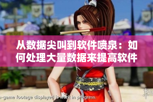從數(shù)據(jù)尖叫到軟件噴泉：如何處理大量數(shù)據(jù)來提高軟件性能