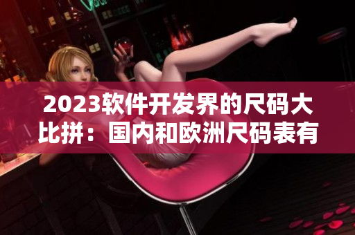 2023軟件開發(fā)界的尺碼大比拼：國內(nèi)和歐洲尺碼表有何不同？