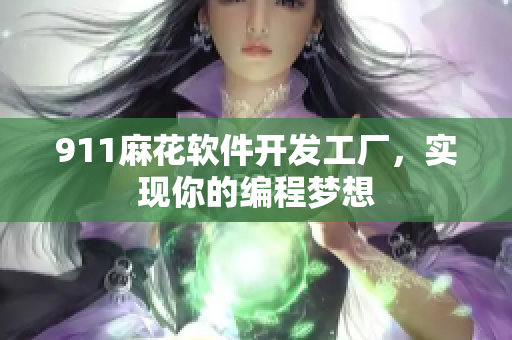 911麻花軟件開發(fā)工廠，實現(xiàn)你的編程夢想
