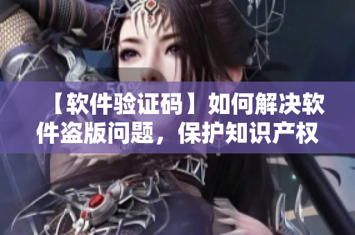 【軟件驗證碼】如何解決軟件盜版問題，保護(hù)知識產(chǎn)權(quán)