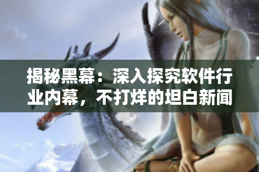 揭秘黑幕：深入探究軟件行業(yè)內(nèi)幕，不打烊的坦白新聞