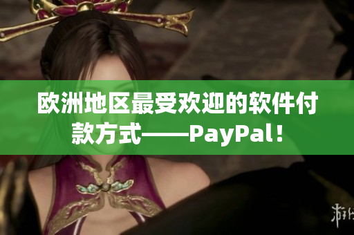 歐洲地區(qū)最受歡迎的軟件付款方式——PayPal！