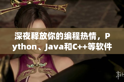 深夜釋放你的編程熱情，Python、Java和C++等軟件語言大比拼
