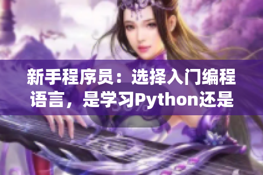 新手程序員：選擇入門編程語言，是學(xué)習(xí)Python還是Java更好？