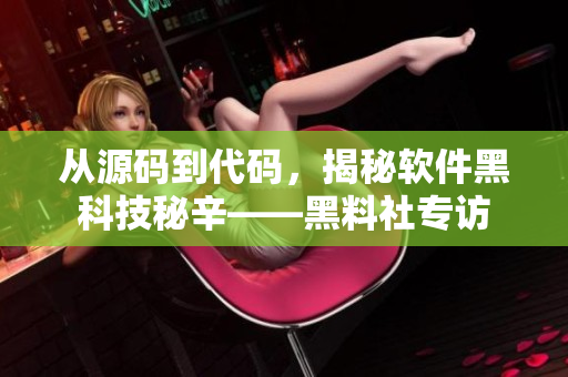 從源碼到代碼，揭秘軟件黑科技秘辛——黑料社專訪