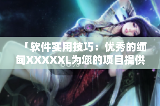 「軟件實(shí)用技巧：優(yōu)秀的緬甸XXXXXL為您的項(xiàng)目提供穩(wěn)定支持」