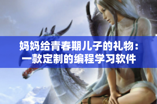 媽媽給青春期兒子的禮物：一款定制的編程學(xué)習(xí)軟件