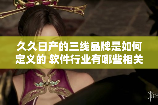久久日產(chǎn)的三線品牌是如何定義的 軟件行業(yè)有哪些相關(guān)頭條