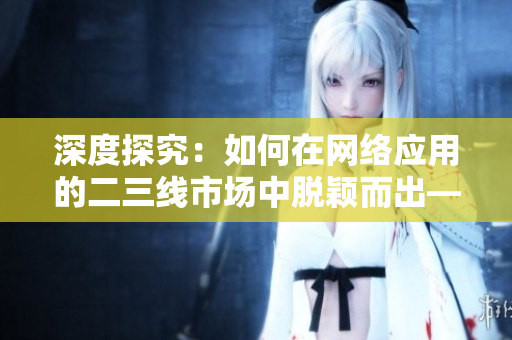 深度探究：如何在網(wǎng)絡(luò)應(yīng)用的二三線市場中脫穎而出——以軟件開發(fā)為例