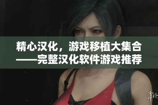 精心漢化，游戲移植大集合——完整漢化軟件游戲推薦
