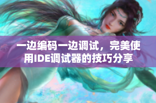 一邊編碼一邊調(diào)試，完美使用IDE調(diào)試器的技巧分享