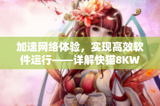加速網(wǎng)絡(luò)體驗(yàn)，實(shí)現(xiàn)高效軟件運(yùn)行——詳解快貓8KW網(wǎng)絡(luò)軟件