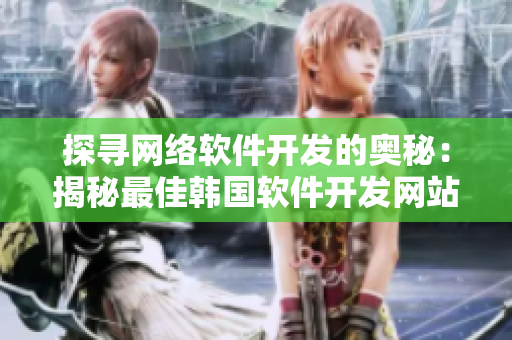 探尋網(wǎng)絡(luò)軟件開發(fā)的奧秘：揭秘最佳韓國軟件開發(fā)網(wǎng)站