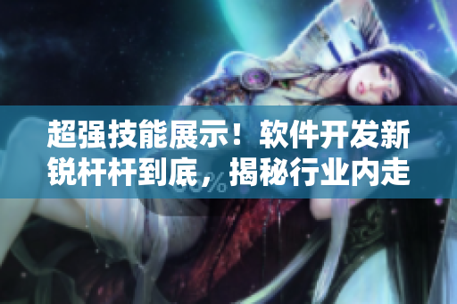 超強技能展示！軟件開發(fā)新銳桿桿到底，揭秘行業(yè)內走向