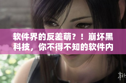 軟件界的反差萌？！崩壞黑科技，你不得不知的軟件內(nèi)幕