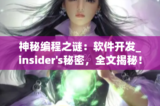 神秘編程之謎：軟件開發(fā)_insider's秘密，全文揭秘！