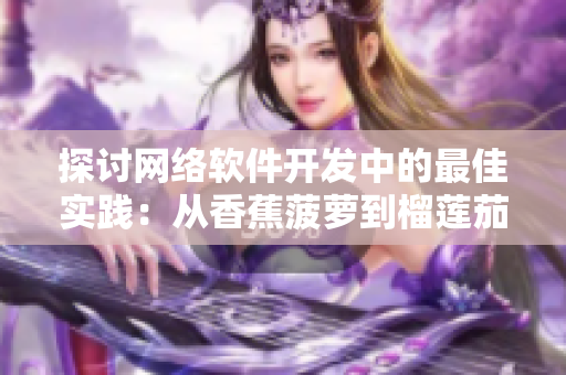 探討網絡軟件開發(fā)中的最佳實踐：從香蕉菠蘿到榴蓮茄子，學習優(yōu)化編程