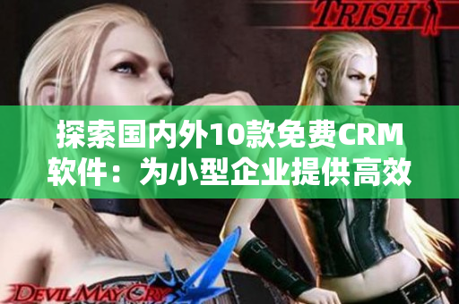 探索國內(nèi)外10款免費(fèi)CRM軟件：為小型企業(yè)提供高效管理解決方案