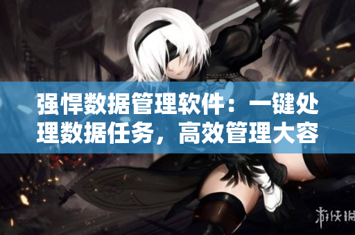 強悍數(shù)據(jù)管理軟件：一鍵處理數(shù)據(jù)任務，高效管理大容量數(shù)據(jù)