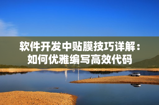 軟件開(kāi)發(fā)中貼膜技巧詳解：如何優(yōu)雅編寫高效代碼