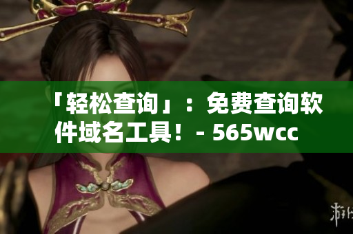 「輕松查詢」：免費(fèi)查詢軟件域名工具！- 565wcc