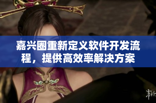 嘉興圈重新定義軟件開發(fā)流程，提供高效率解決方案