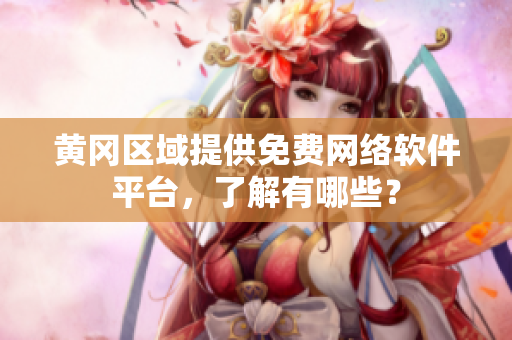 黃岡區(qū)域提供免費(fèi)網(wǎng)絡(luò)軟件平臺(tái)，了解有哪些？