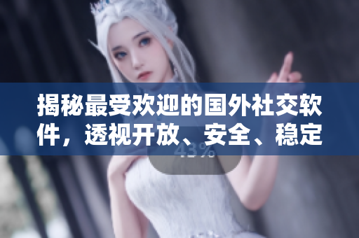 揭秘最受歡迎的國外社交軟件，透視開放、安全、穩(wěn)定等特點