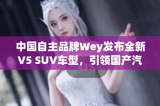 中國自主品牌Wey發(fā)布全新V5 SUV車型，引領國產汽車智能科技發(fā)展