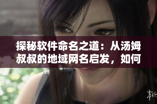 探秘軟件命名之道：從湯姆叔叔的地域網(wǎng)名啟發(fā)，如何巧妙取名？